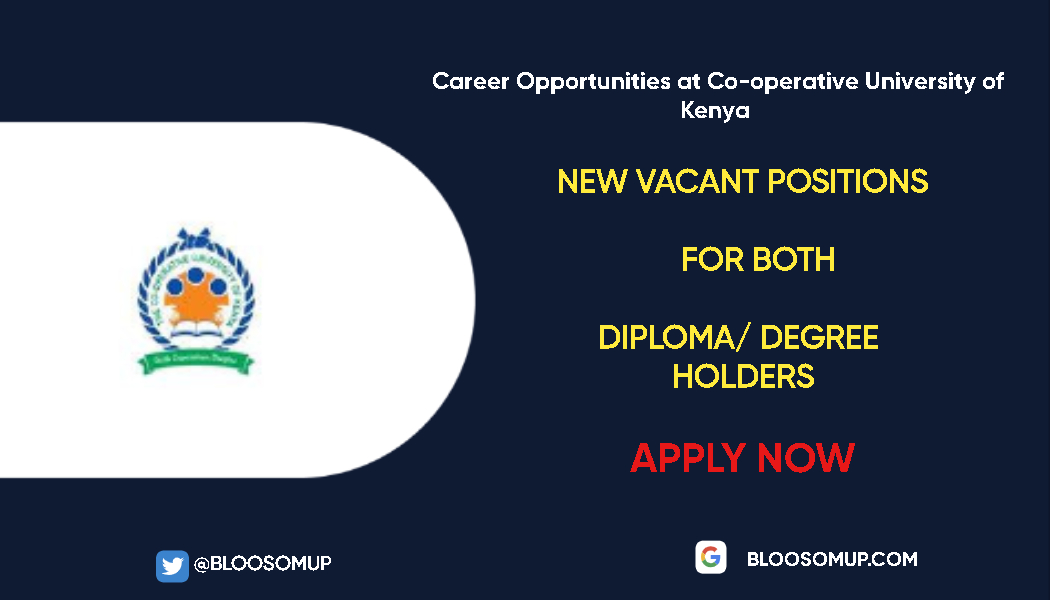 Career Opportunities at Co-operative University of Kenya