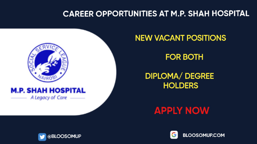 Career Opportunities at M.P. Shah Hospital