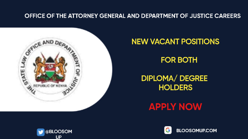 career opportunities at OAG and DOJ